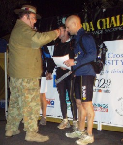 Kokoda Challenge finish ceremony